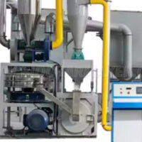 Circular vibrating screen for e-waste disposal